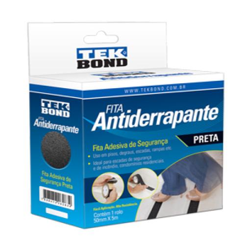 FITA ANTI-DERRAPANTE - PRETO 50 x 5m - TEKBOND