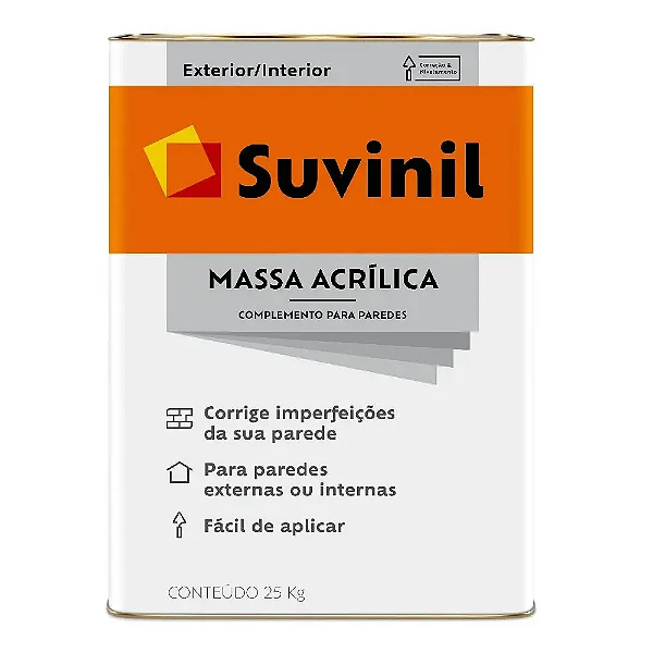 MASSA ACRILICA 25 kg - SUVINIL
