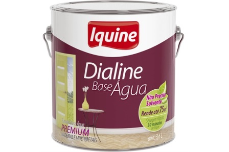 TINTA BASE D'AGUA ESMALTE / 3.60lts - BRANCO NEVE - IQUINE