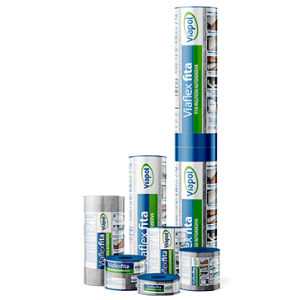 FITA ADESIVA ALUMINIO VIAFLEX -10mt x1mm - VIAPOL
