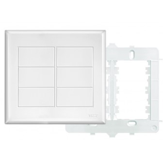 PLACA FAME EVIDENCE - CEGA 4X4 C/ SUPORTE - 6 MODULOS 2888