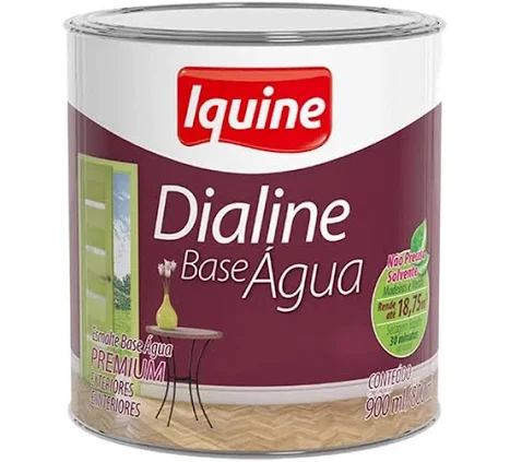 TINTA BASE D' AGUA ESMALTE / 750ml - BRANCO NEVE - IQUINE