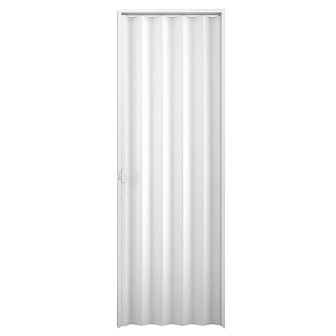 PORTA SANFONADA FORTLEV NOVA - FORMA 2,10 X 90cm =BRANCA=