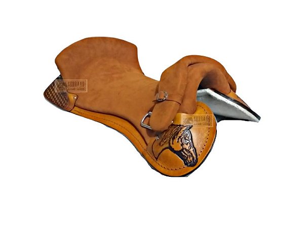 MONTARIA Sela FREIO DE OURO CAVALO LAÇO COMPRIDO CARAMELO