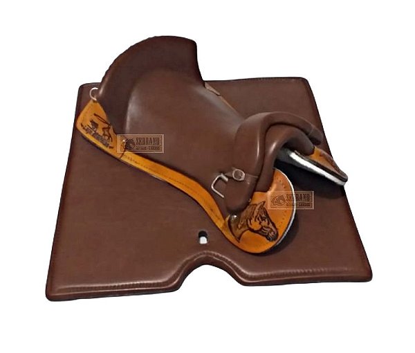 Sela FREIO D'OURO cavalo laço comprido e MANTA GEL