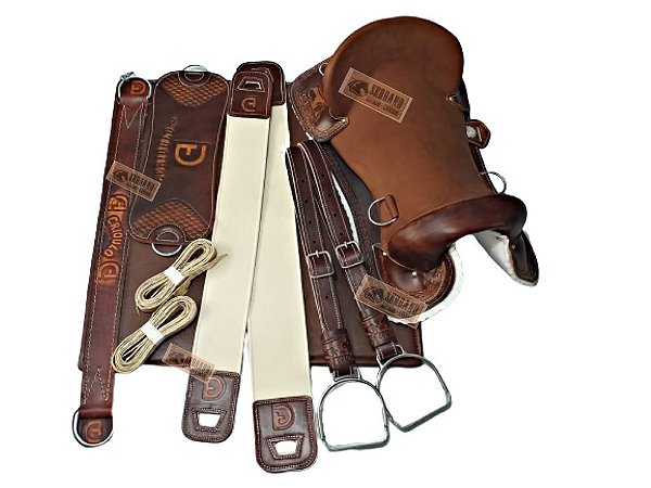 KIT TOP 10x PEÇAS Montaria Sela CRIOULA E MANTA GEL