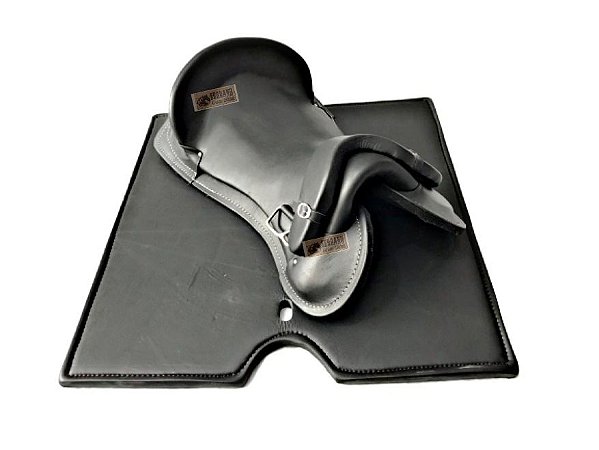 Sela freio de ouro com MANTA GEL Laço Comprido CAVALO