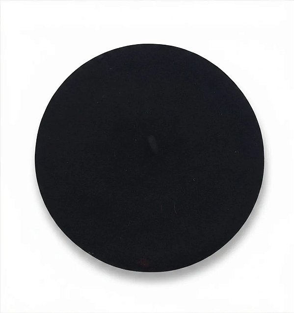 Boina Argentina Preta 35cm Gaucho Preto Un Lisa