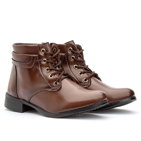 Coturno Feminino Dona Beja Atacador Com cadarço