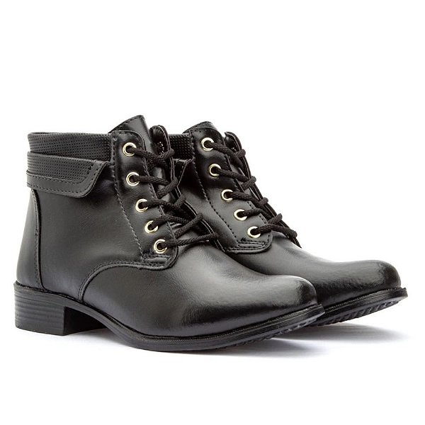 Coturno Feminino Dona Beja Atacador Com cadarço