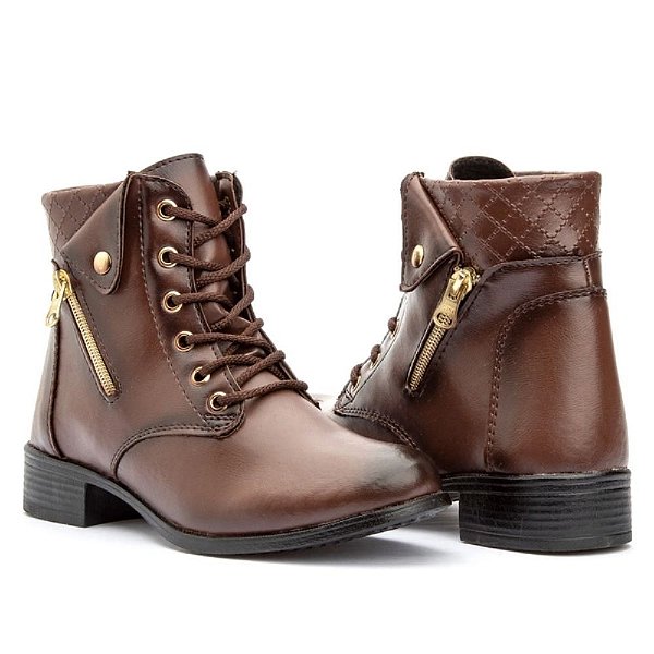 Coturno Feminino Dona Beja De Cadarço