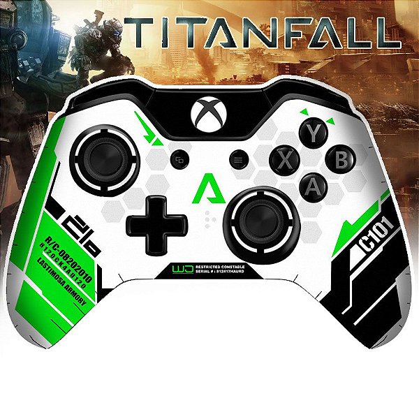 Adesivo de Controle Xbox One Titanfall Green