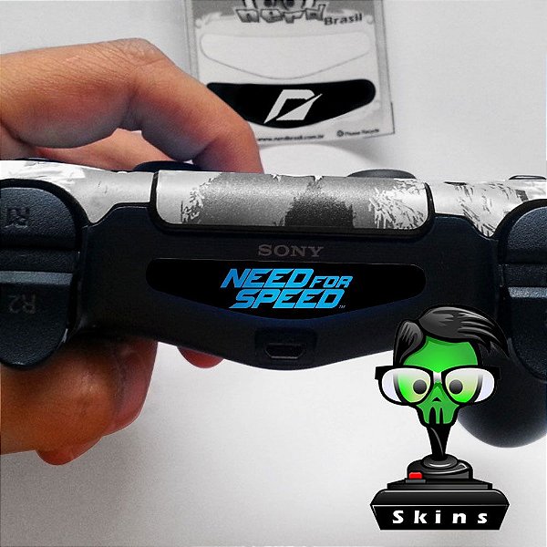 Adesivo Light Bar Controle PS4 Need For Speed Mod 01