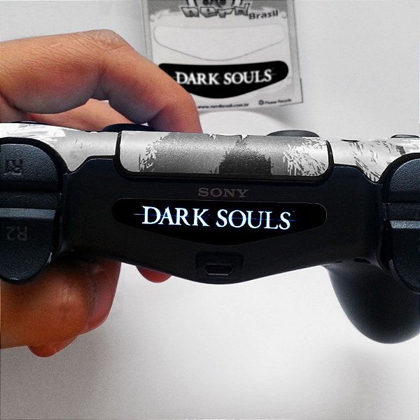 Adesivo Light Bar Controle PS4 Dark Souls Mod 01