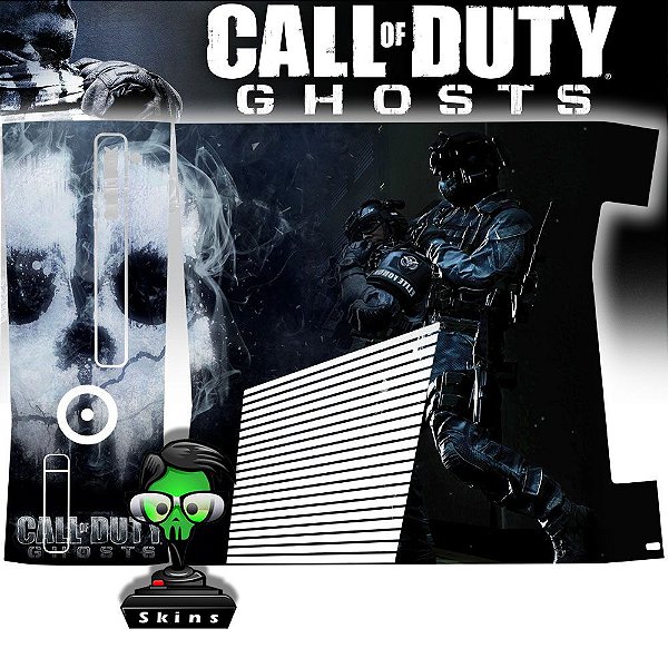 Skin Console XBOX 360 Slim Call of Duty Ghosts