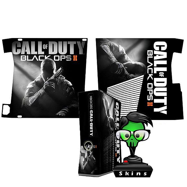 Skin Console XBOX 360 Slim Call of Duty Black Ops 2