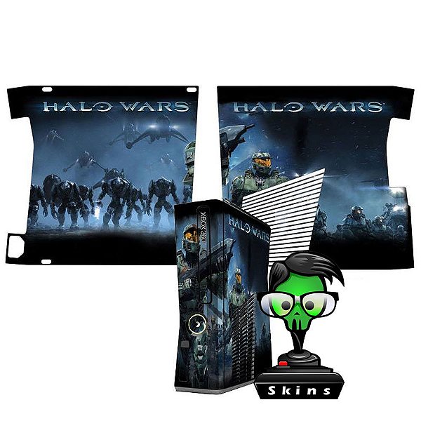 Skin Console XBOX 360 Slim Halo Wars