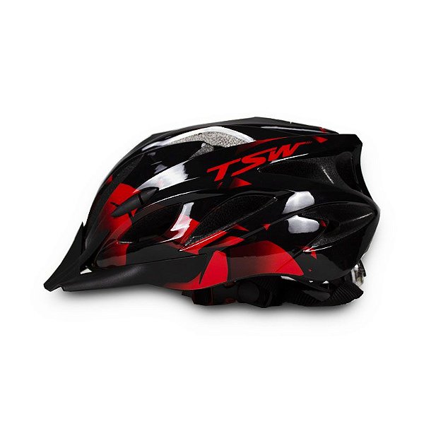 Capacete Para Ciclismo TSW Raptor Com Led E Regulagem