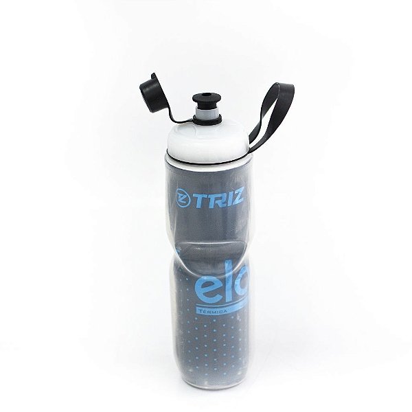 Caramanhola Térmica Triz Elo 700ml Cor:Preto e Azul
