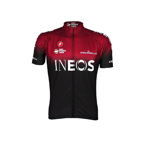 Camisa de Ciclismo Manga Curta Maculina Ineos Cabani