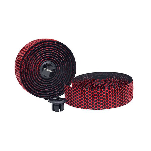 Fita de Guidão TSW Speed Silicone Gel Vermelha