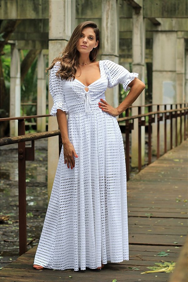 vestido branco para pré wedding