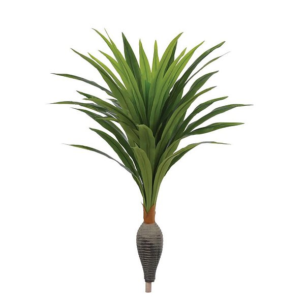 Árvore Artificial Dracena Garrafa Real Toque x37 Verde 1,2m