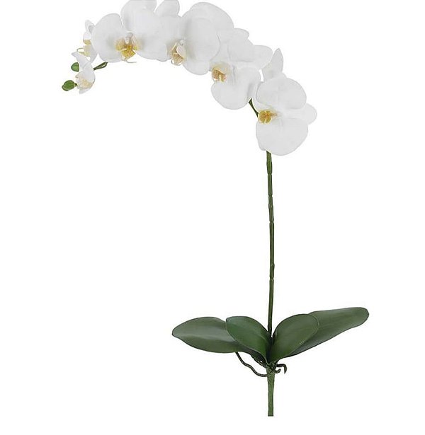 Orquídea Phalaenopsis Real Toque x9 76cm Flor Permanente