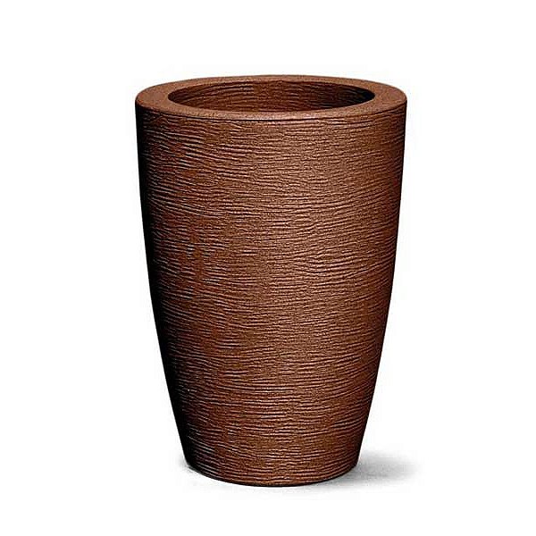 Vaso Grafiato Cônico 48x34cm Polietileno