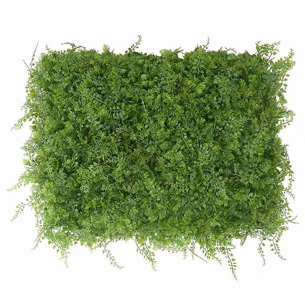 Placa Grama Artificial Mix Verde Claro 60x40cm