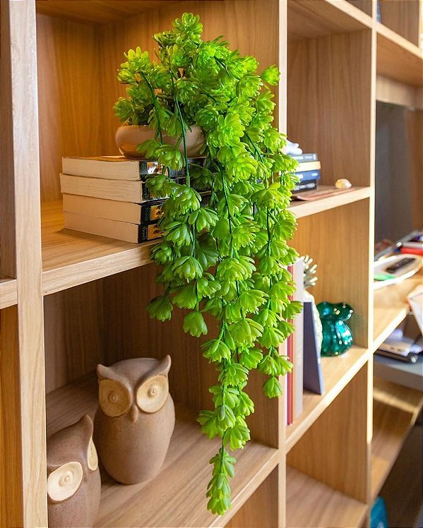 Suculenta Artificial Verde 74cm sem vaso