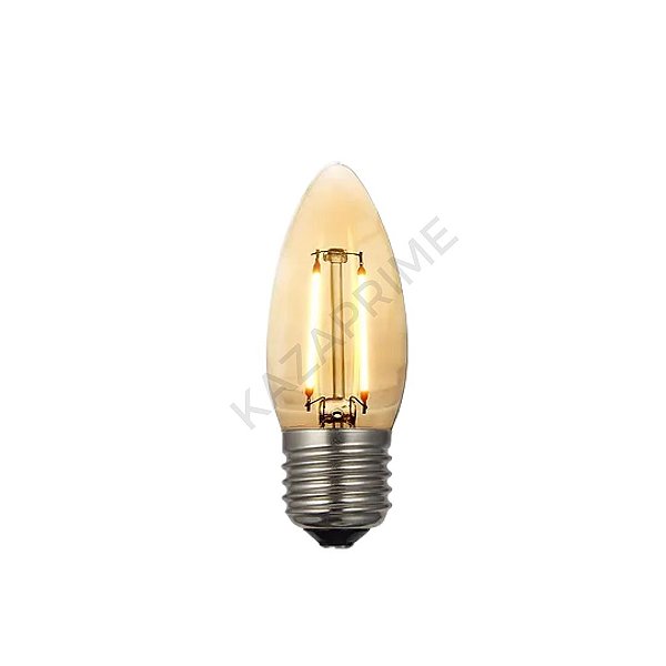 Lâmpada de Filamento LED VELA 2W E27