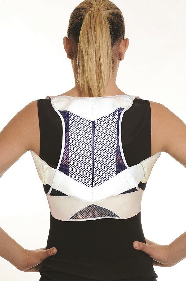 Espaldeira postural tipo mochila