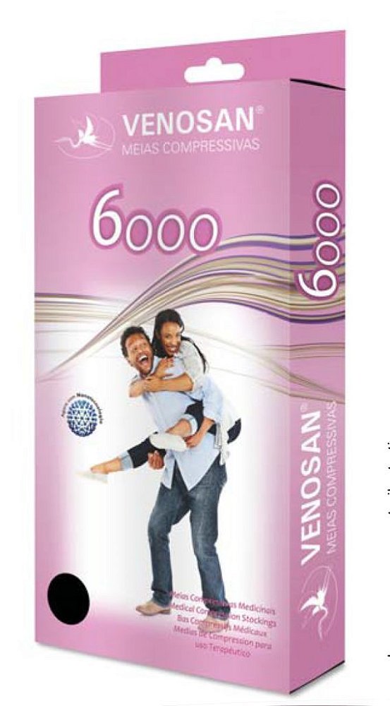 Meias Venosan 6000 Panturrilha 30-40mmHg Bronze
