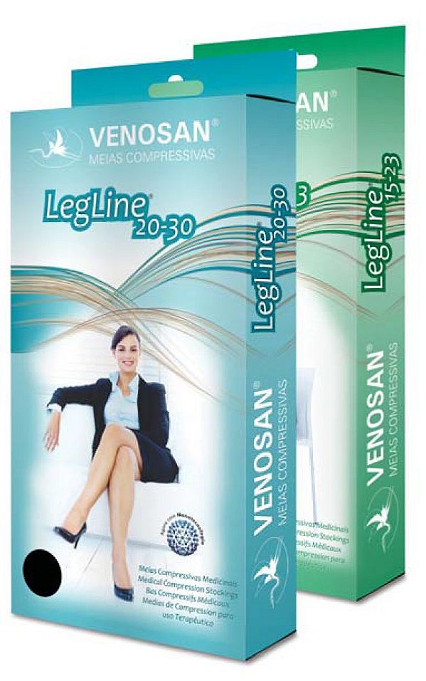 Meias Venosan Legline Meia Calça Gestante 20-30mmHg Sahara