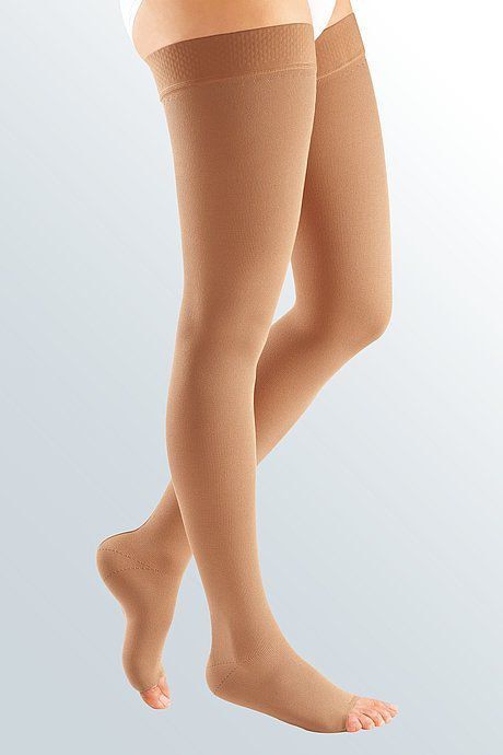 Meias Mediven® Mondi Meia Coxa 20-30mmHg Caramelo