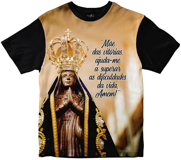 Camiseta Nossa Senhora Aparecida Rainha do Brasil