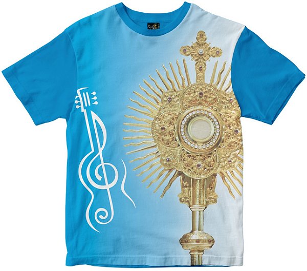 Camiseta Música com Santíssimo Rainha do Brasil