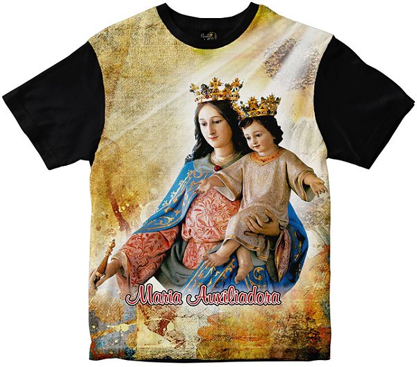 Camiseta Nossa Senhora Auxiliadora Rainha do Brasil