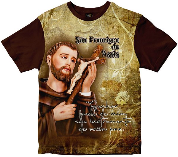 Camiseta São Francisco de Assis Rainha do Brasil