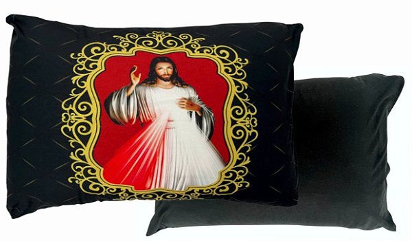 Fronha Religiosa Capa de Travesseiro de Jesus Misericordioso