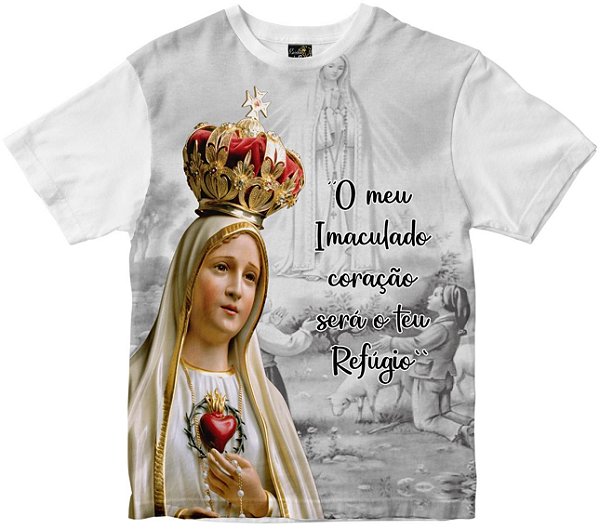 Camiseta N. Sra. de Fátima Rainha do Brasil