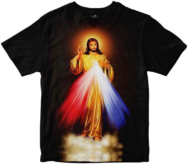 Camiseta Jesus Misericordioso Rainha do Brasil