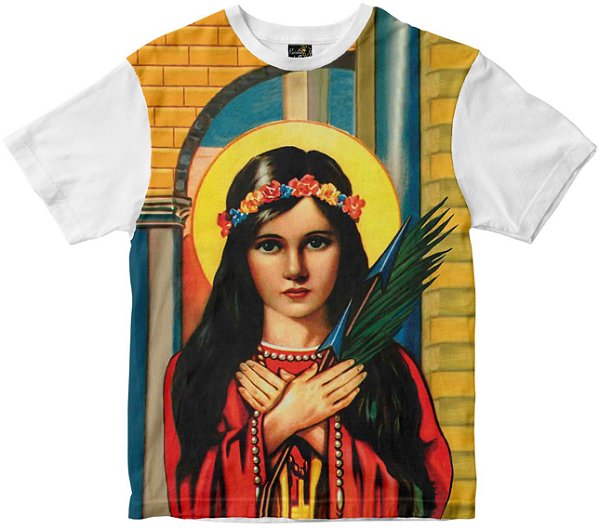 Camiseta Santa Irmã Dulce Rainha do Brasil - Rainha do Brasil Camisetas  Religiosas