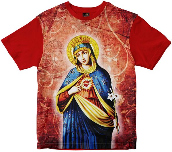 Camiseta Sagrado Coração de Maria Rainha do Brasil