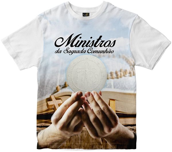 Camiseta Ministros da Eucaristia Rainha do Brasil