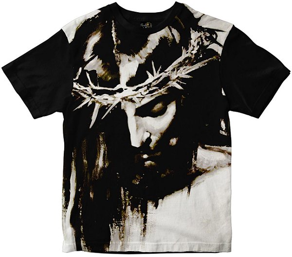 Camiseta Jesus Cristo face Rainha do Brasil