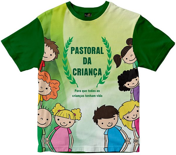 Camiseta Pastoral da Criança Rainha do Brasil