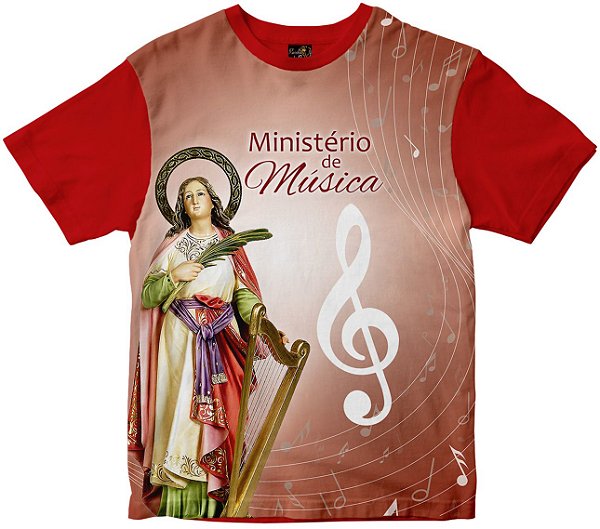 Camiseta Ministério da Música Santa Cecília Rainha do Brasil