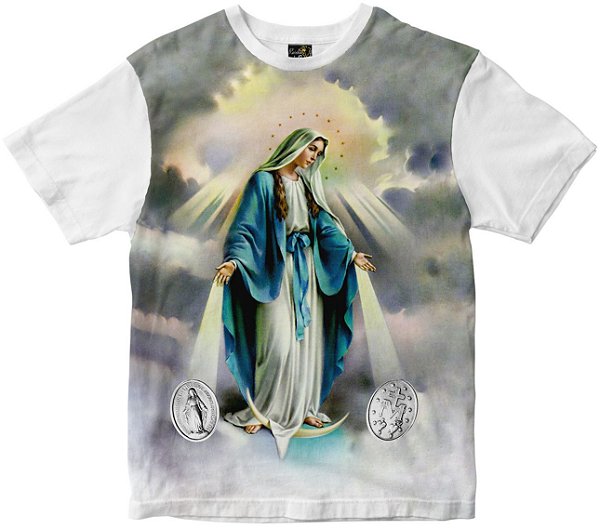 Camiseta Nossa Senhora Senhora das graças Rainha do Brasil